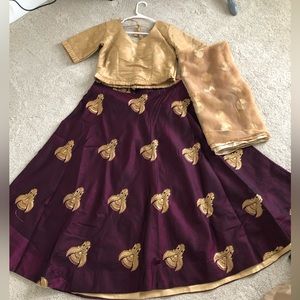 Indian Lengha with blouse and dupatta